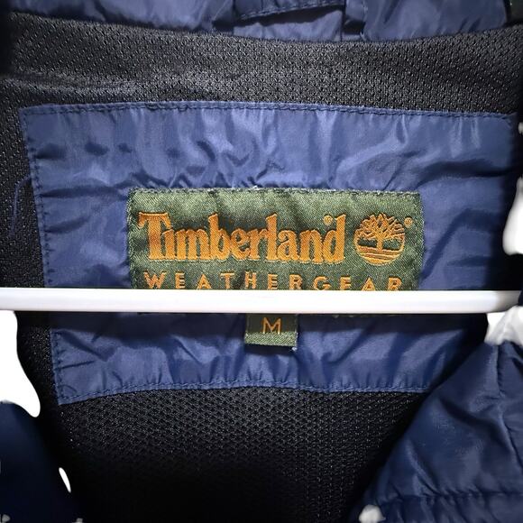 Timberland‎ Nylon Windbreaker Lined  Men's M Blue - Picture 8 of 12